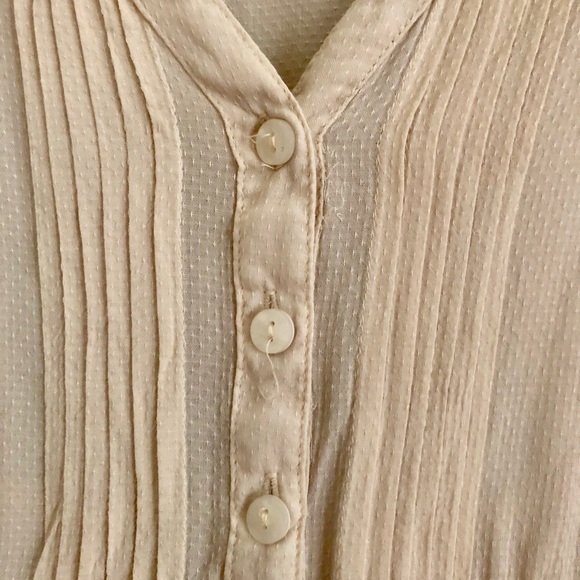 White Button Up Blouse - Picture 2 of 2